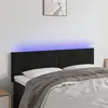Image de vidaXL Hoofdbord LED 144x5x78/88 cm fluweel zwart3121382