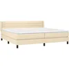 Image de Matelas ressort 78x203 cm vidaxl soutien non communique épaisseur 5 cm Non spécifié zones + protège-matelas