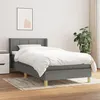 Image de vidaXL Boxspring met matras stof donkergrijs 80x200 cm3130226