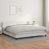 Image de vidaXL Boxspring met matras kunstleer wit 200x200 cm3130680