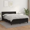 Image de vidaXL Boxspring met matras kunstleer zwart 140x200 cm3130781
