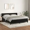 Image de vidaXL Boxspring met matras fluweel zwart 180x200 cm3131215