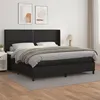 Image de vidaXL Boxspring met matras kunstleer zwart 200x200 cm3132459
