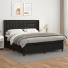 Image de vidaXL Boxspring met matras kunstleer zwart 180x200 cm3132513