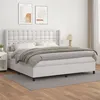 Image de vidaXL Boxspring met matras kunstleer wit 200x200 cm3132520