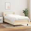 Image de vidaXL Boxspring met matras stof cràmekleurig 90x190 cm3126050