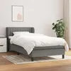 Image de vidaXL Boxspring met matras stof donkergrijs 90x200 cm3126374