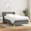 Image de vidaXL Boxspring met matras stof donkergrijs 90x190 cm3127006
