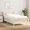 Image de vidaXL Boxspring met matras stof cràmekleurig 80x200 cm3127082