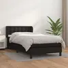 Image de vidaXL Boxspring met matras kunstleer zwart 100x200 cm3127295