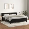 Image de vidaXL Boxspring met matras fluweel zwart 180x200 cm3127387