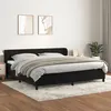 Image de vidaXL Boxspring met matras fluweel zwart 200x200 cm3127573