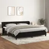 Image de vidaXL Boxspring met matras fluweel zwart 200x200 cm3127753