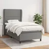 Image de vidaXL Boxspring met matras stof donkergrijs 90x190 cm3127846