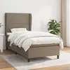 Image de vidaXL Boxspring met matras stof taupe 90x190 cm3127849