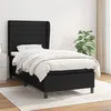 Image de vidaXL Boxspring met matras stof zwart 90x190 cm3128007