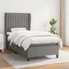 Image de vidaXL Boxspring met matras stof donkergrijs 90x190 cm3128086