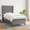 Image de vidaXL Boxspring met matras stof donkergrijs 80x200 cm3128158