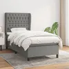 Image de vidaXL Boxspring met matras stof donkergrijs 90x190 cm3128166
