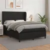 Image de vidaXL Boxspring met matras kunstleer zwart 140x190 cm3128907