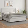 Image de vidaXL Boxspring met matras kunstleer wit 180x200 cm3128926