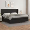Image de vidaXL Boxspring met matras kunstleer zwart 200x200 cm3128931