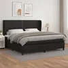 Image de vidaXL Boxspring met matras kunstleer zwart 200x200 cm3128991