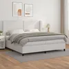 Image de vidaXL Boxspring met matras kunstleer wit 200x200 cm3128992