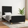 Image de vidaXL Bedframe zonder matras 80x200 cm stof zwart3124849