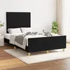 Image de vidaXL Bedframe zonder matras 120x200 cm stof zwart3124881