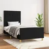 Image de vidaXL Bedframe zonder matras 90x200 cm stof zwart3125189