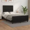 Image de vidaXL Bedframe met hoofdbord kunstleer zwart 120x200 cm3125500