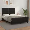 Image de vidaXL Bedframe met hoofdbord kunstleer zwart 140x200 cm3125512