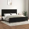 Image de vidaXL Bedframe zonder matras 200x200 cm fluweel zwart3125655