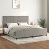 Image de vidaXL Bedframe zonder matras 200x200 cm fluweel lichtgrijs3125775