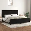 Image de vidaXL Bedframe zonder matras 200x200 cm fluweel zwart3125777