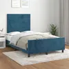 Image de vidaXL Bedframe zonder matras 120x200 cm fluweel donkerblauw3125810