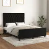 Image de vidaXL Bedframe zonder matras 140x190 cm fluweel zwart3125936