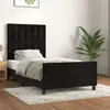 Image de Lit vidaxl 203 x 83 x 118 cm en velours sans sommier de couleur