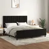 Image de vidaXL Bedframe zonder matras 160x200 cm fluweel zwart3126009