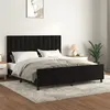 Image de vidaXL Bedframe met hoofdeinde fluweel zwart 180x200 cm3126015