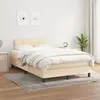 Image de vidaXL Boxspring met matras stof cràmekleurig 120x200 cm3140046