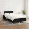 Image de vidaXL Boxspring met matras stof zwart 120x200 cm3140523