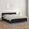 Image de vidaXL Boxspring met matras kunstleer zwart 180x200 cm3141017