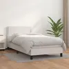 Image de vidaXL Boxspring met matras kunstleer wit 100x200 cm3141048