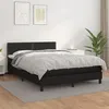 Image de vidaXL Boxspring met matras kunstleer zwart 140x200 cm3141065