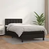 Image de vidaXL Boxspring met matras kunstleer zwart 90x200 cm3141101