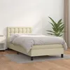 Image de vidaXL Boxspring met matras kunstleer cràmekleurig 100x200 cm3141109