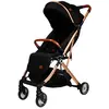 Image de Summer Baby, Poussette, Ding Vivo Wandelwagen - Zwart/Rose - Inklapbare buggy - Inclusief boodschappenmandje en zonnekap