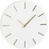 Image de Horloge Mica Decorations Brixen Blanc Aluminium H4xl35.5xL35.5cm